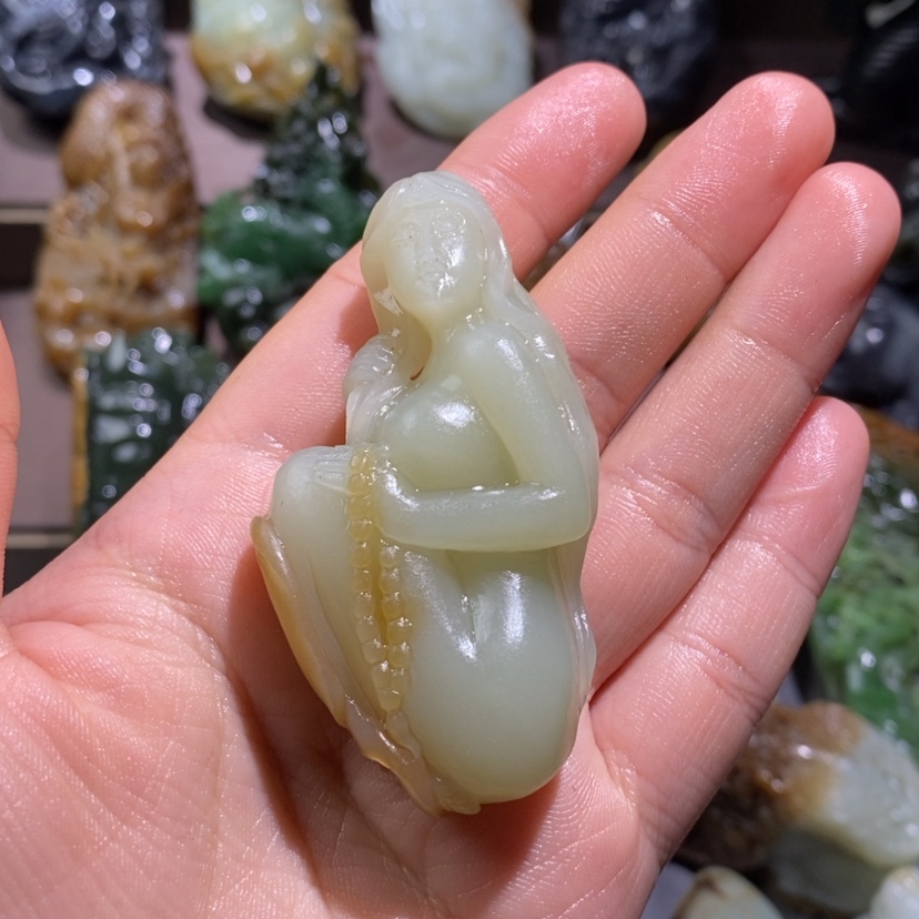 【闪购商品】和田玉未镶嵌挂件?***?定制