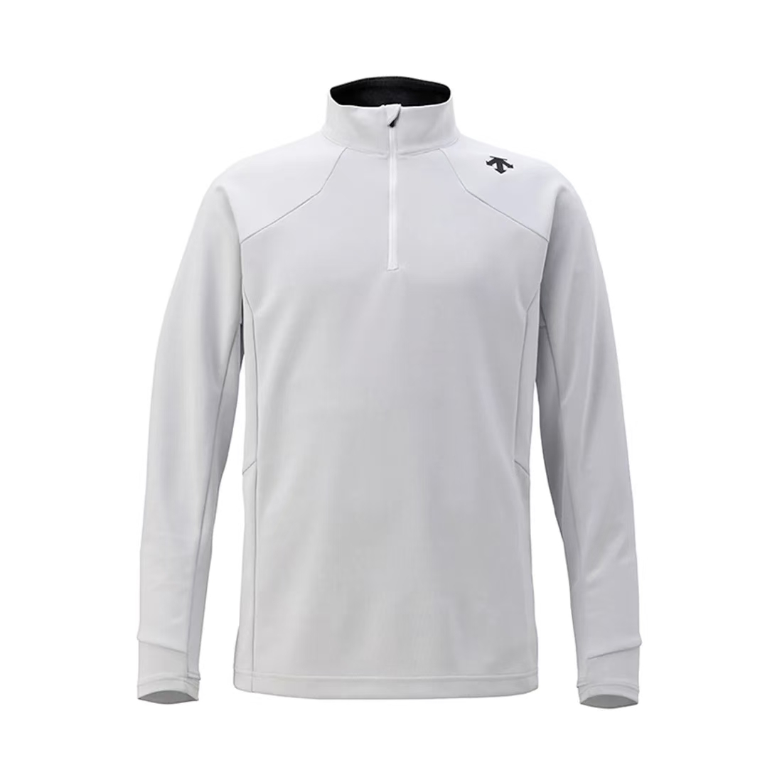 DESCENTE/迪桑特男款休闲保暖秋冬弹力立领半拉链长袖（自加热款）