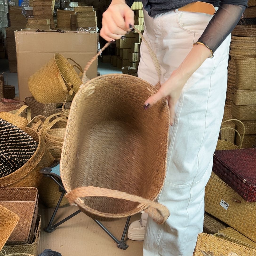 草编草编包/草编收纳盒微瑕疵