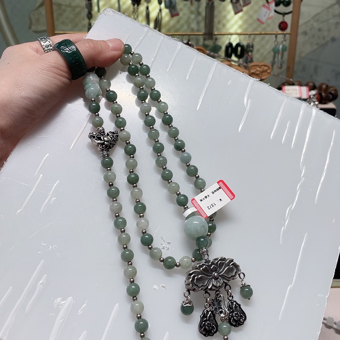 足银复古纯银项链