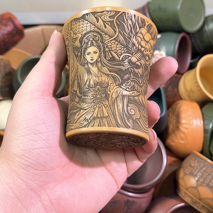 茶杯紫砂全手工紫砂主人杯