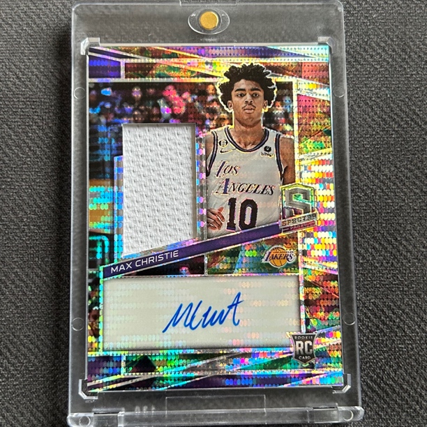 克里斯蒂 湖人新秀 光谱 脉冲折  99编 RJA 签字 卡签 物料