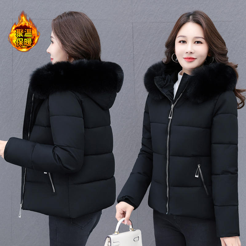 棉衣棉服修身型功能不起球常规款保暖免烫连帽长袖