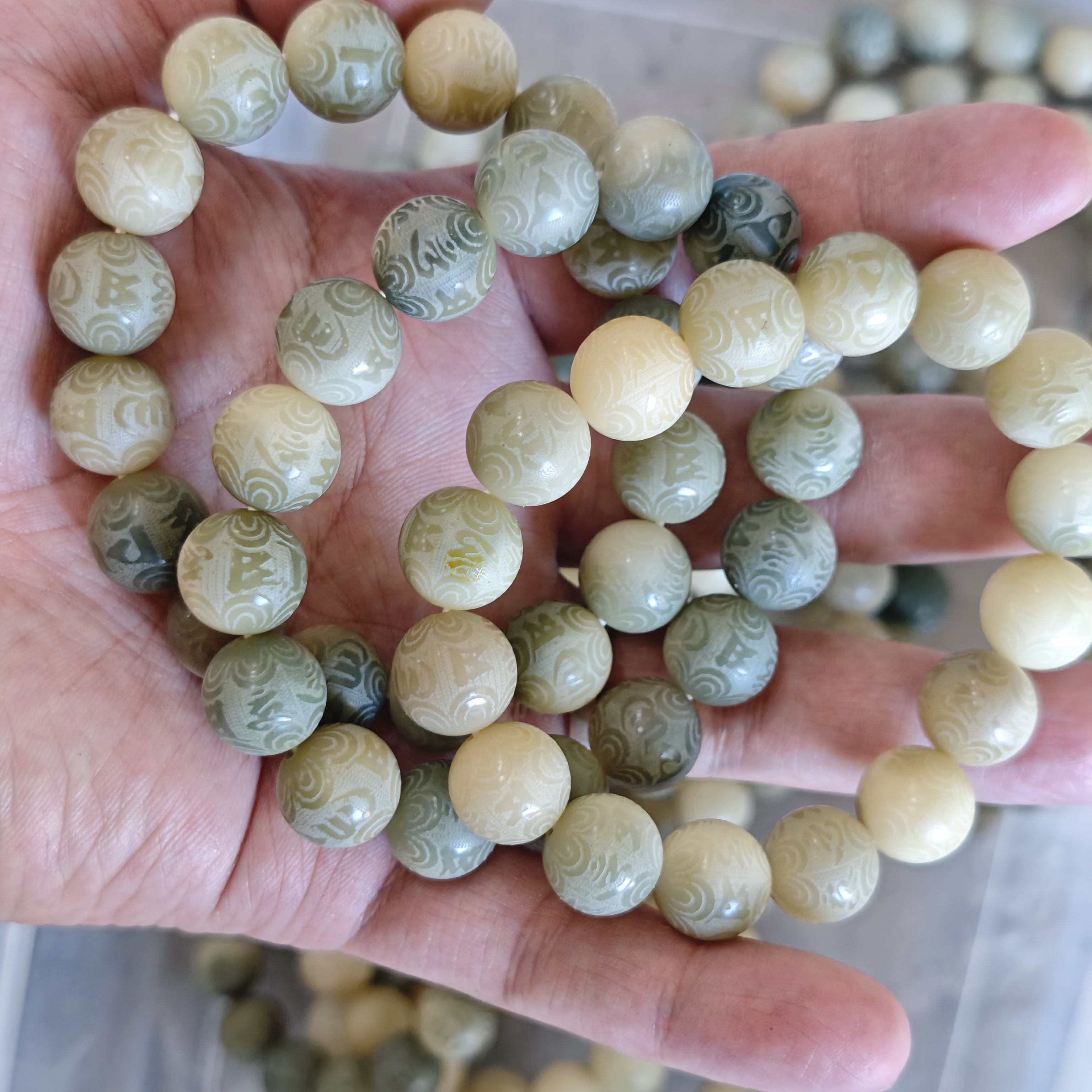 E278 菩提1.2cm单圈手串（颜色多样性发其一）
