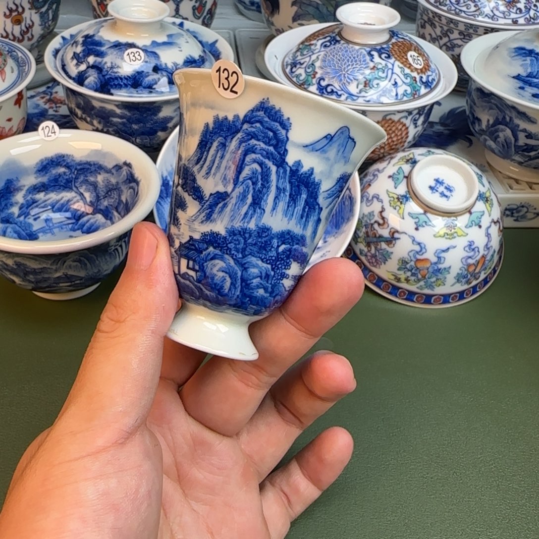 彦祖纯手工手绘茶具132