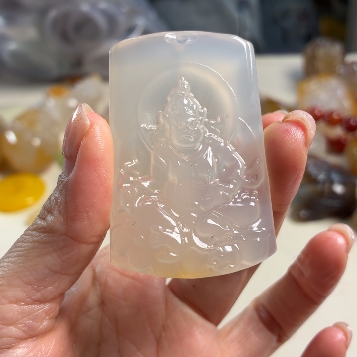 玛瑙/玉髓未镶嵌吊坠(不含链)