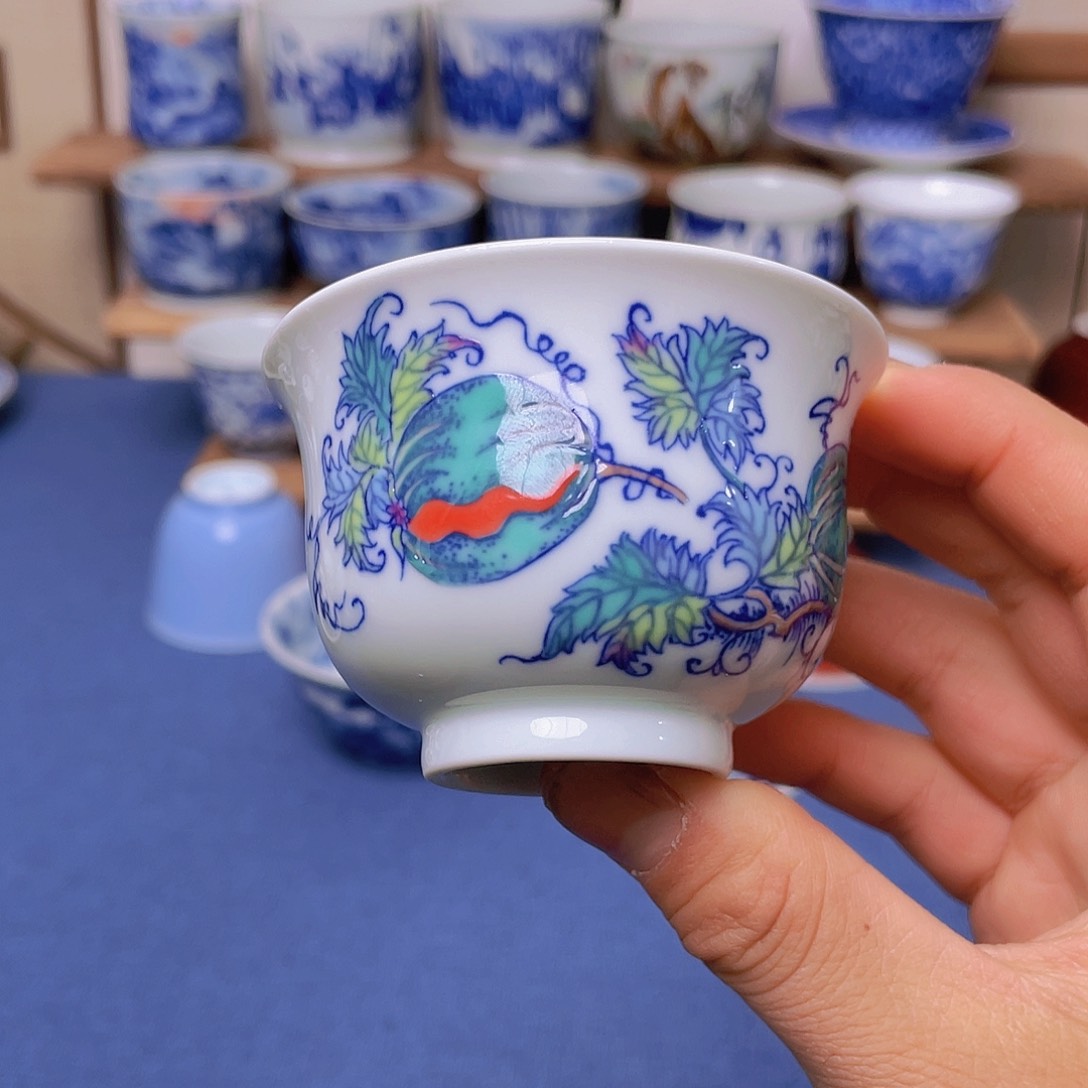 景德镇手工陶瓷茶杯