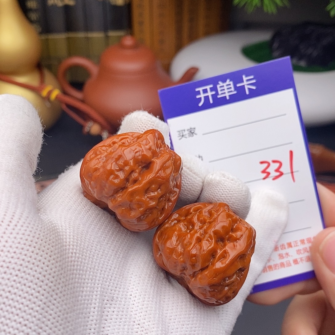 文玩核桃把件34蛤蟆头331