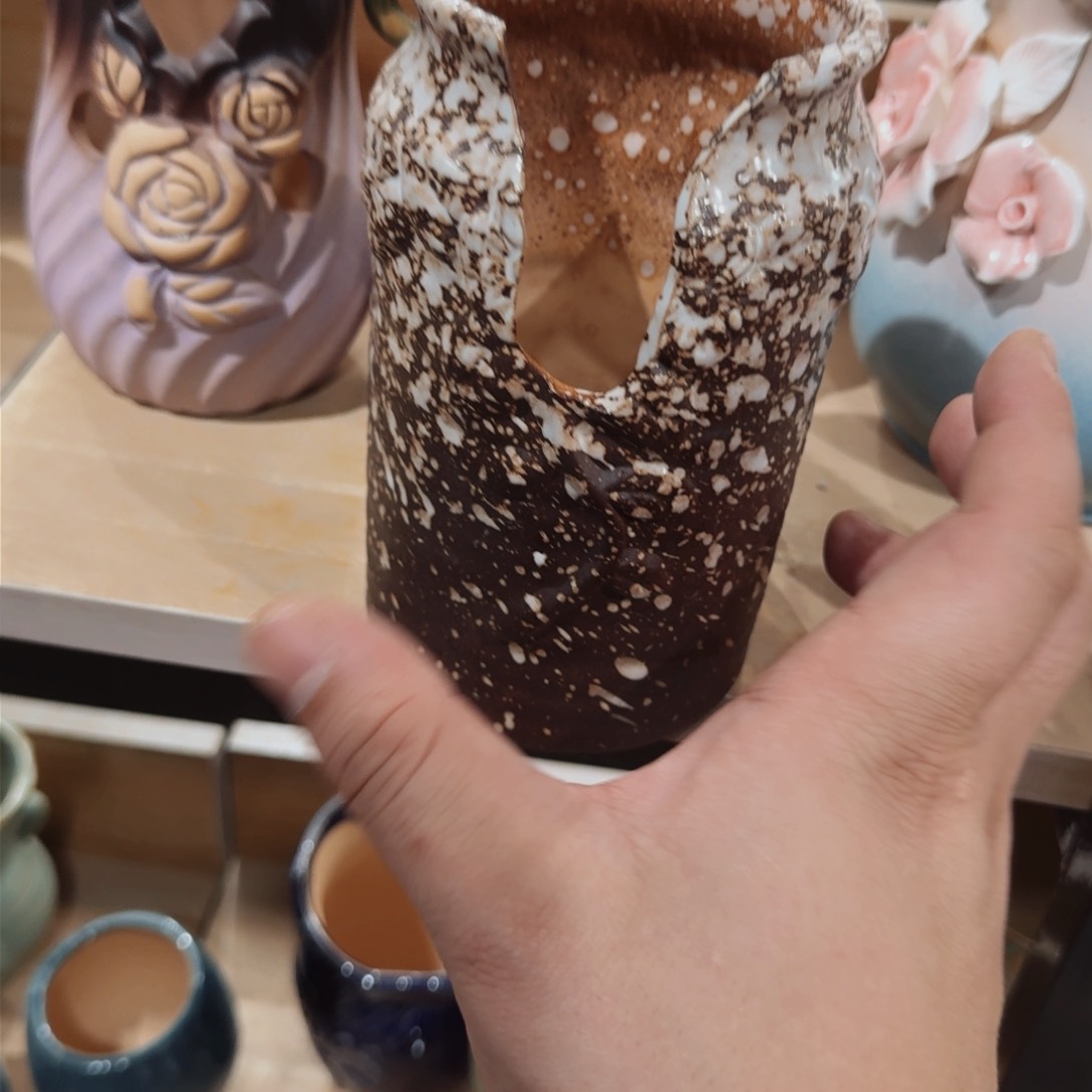 紫砂花盆粗陶盆醋