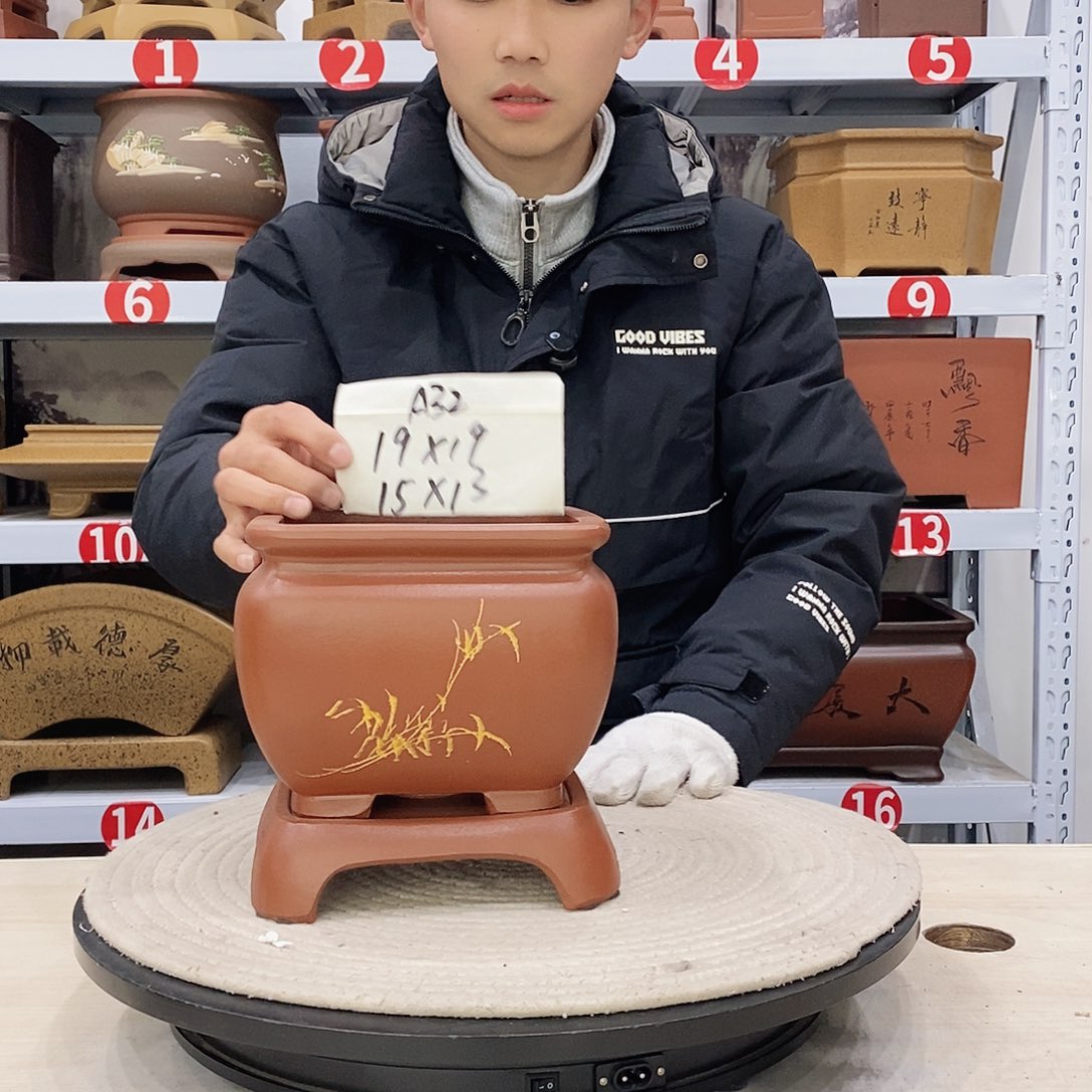 紫砂花盆紫砂花盆