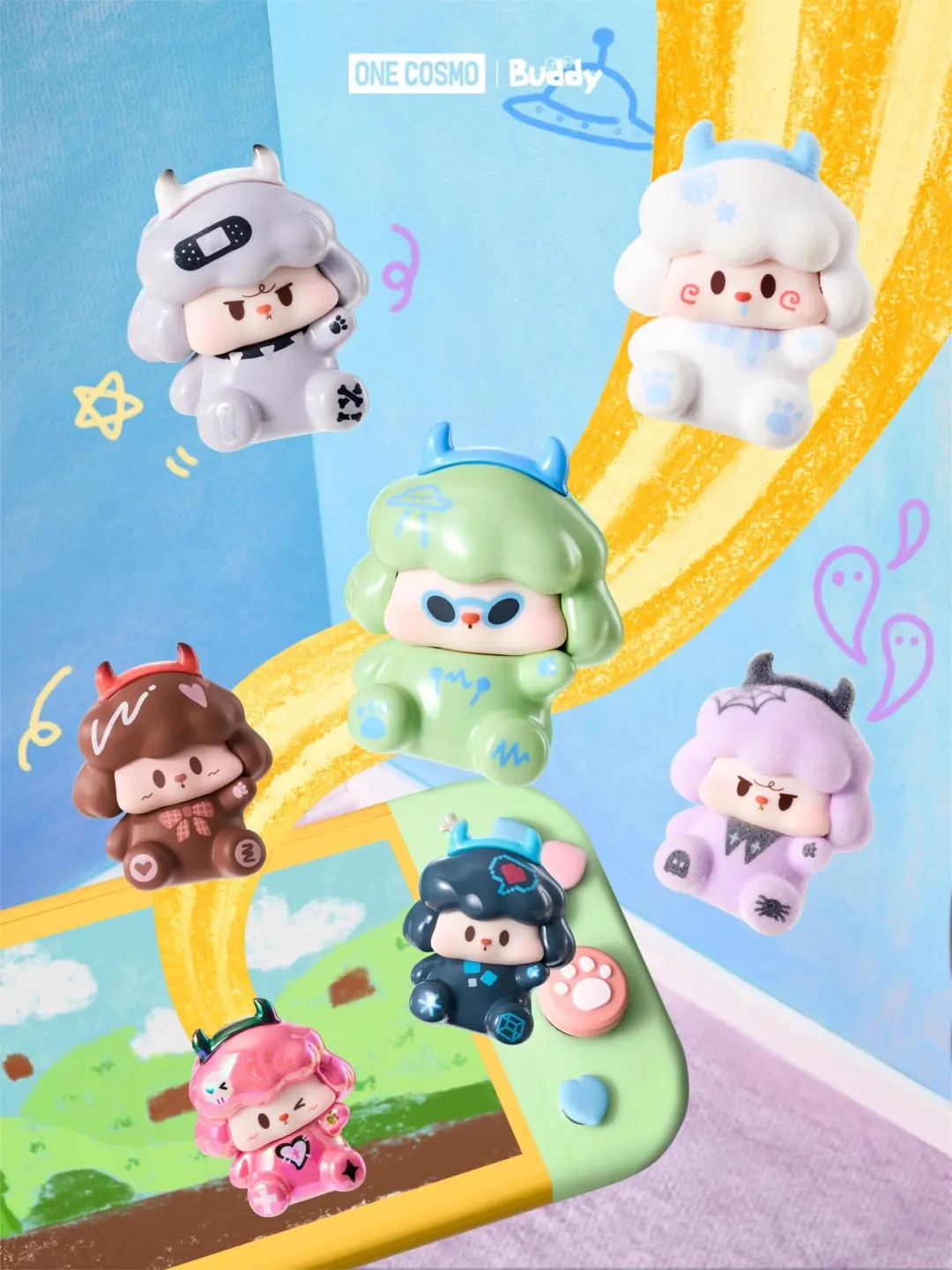 【fufu代拆】心动小狗三代百变Buddy可爱萌粒潮玩盲盒