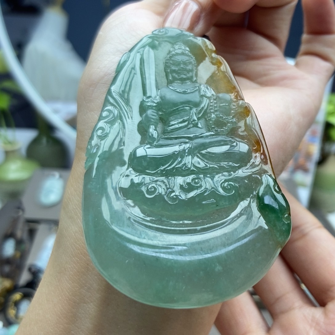 翡翠未镶嵌颈饰吊坠76