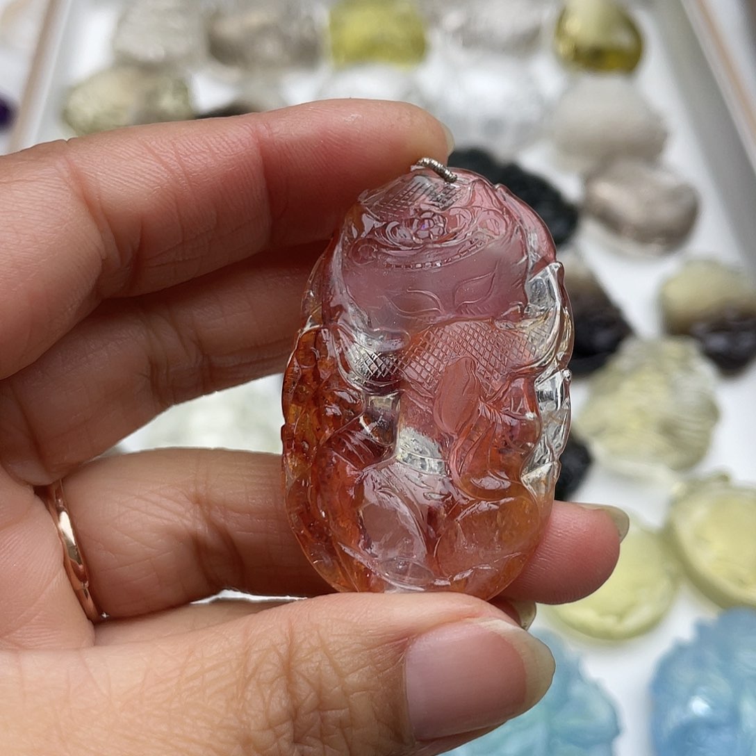 吊坠(不含链)未镶嵌水晶小*