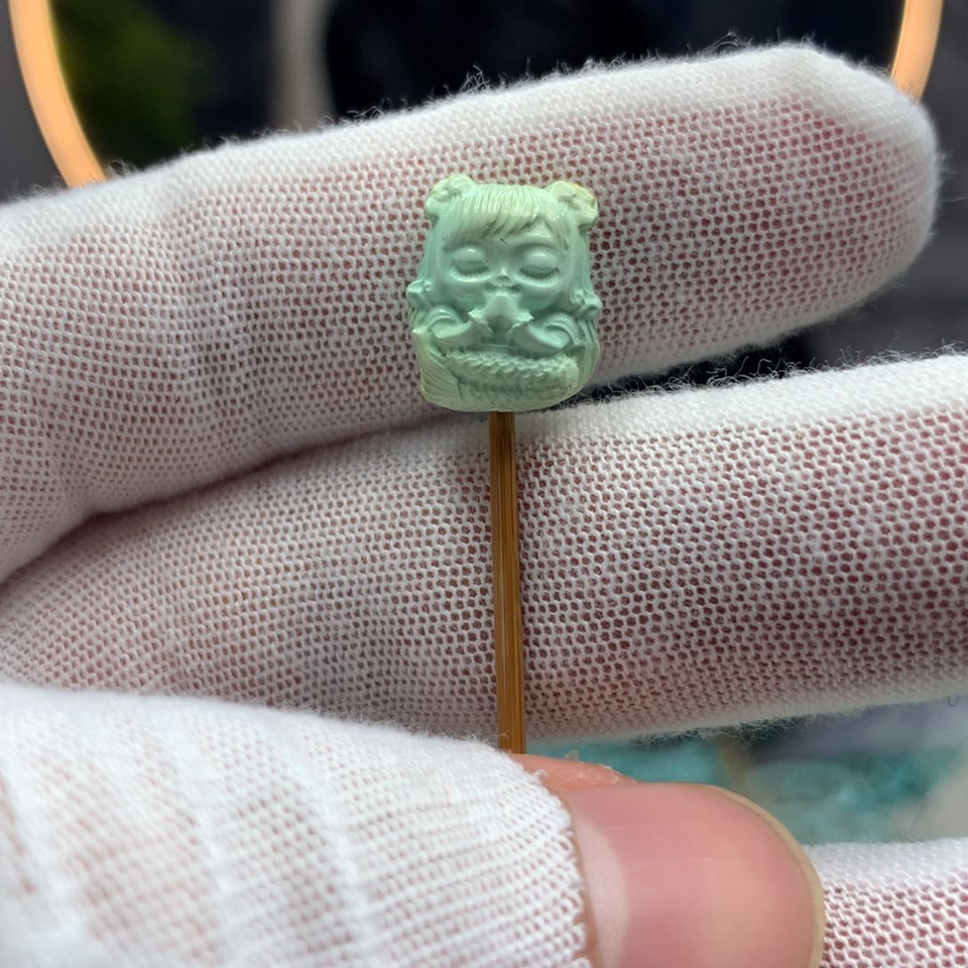 绿松石挂件未镶嵌