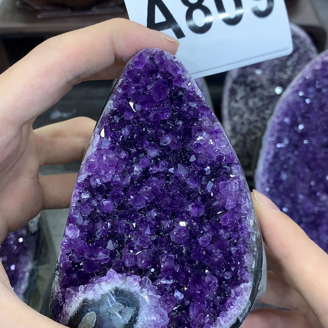 紫晶珠宝半成品未镶嵌809