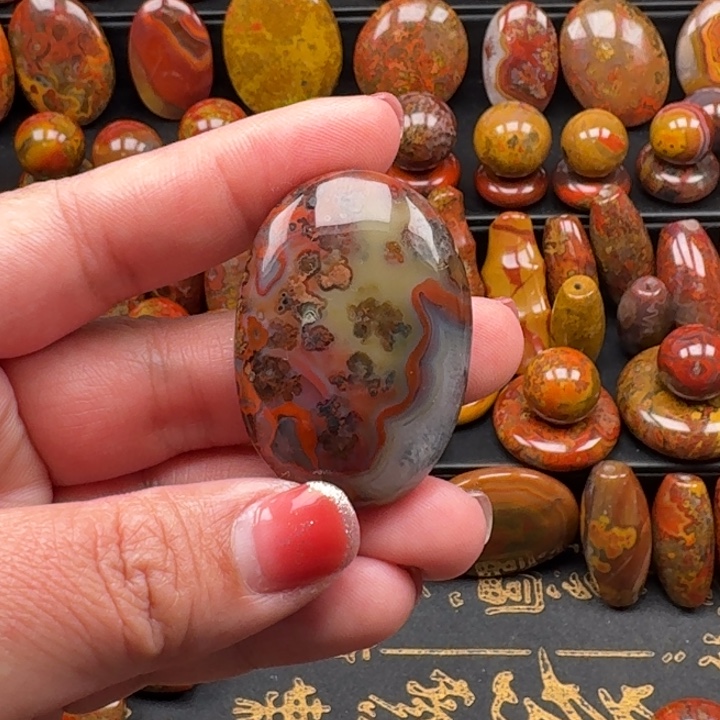 玛瑙/玉髓未镶嵌吊坠(不含链)