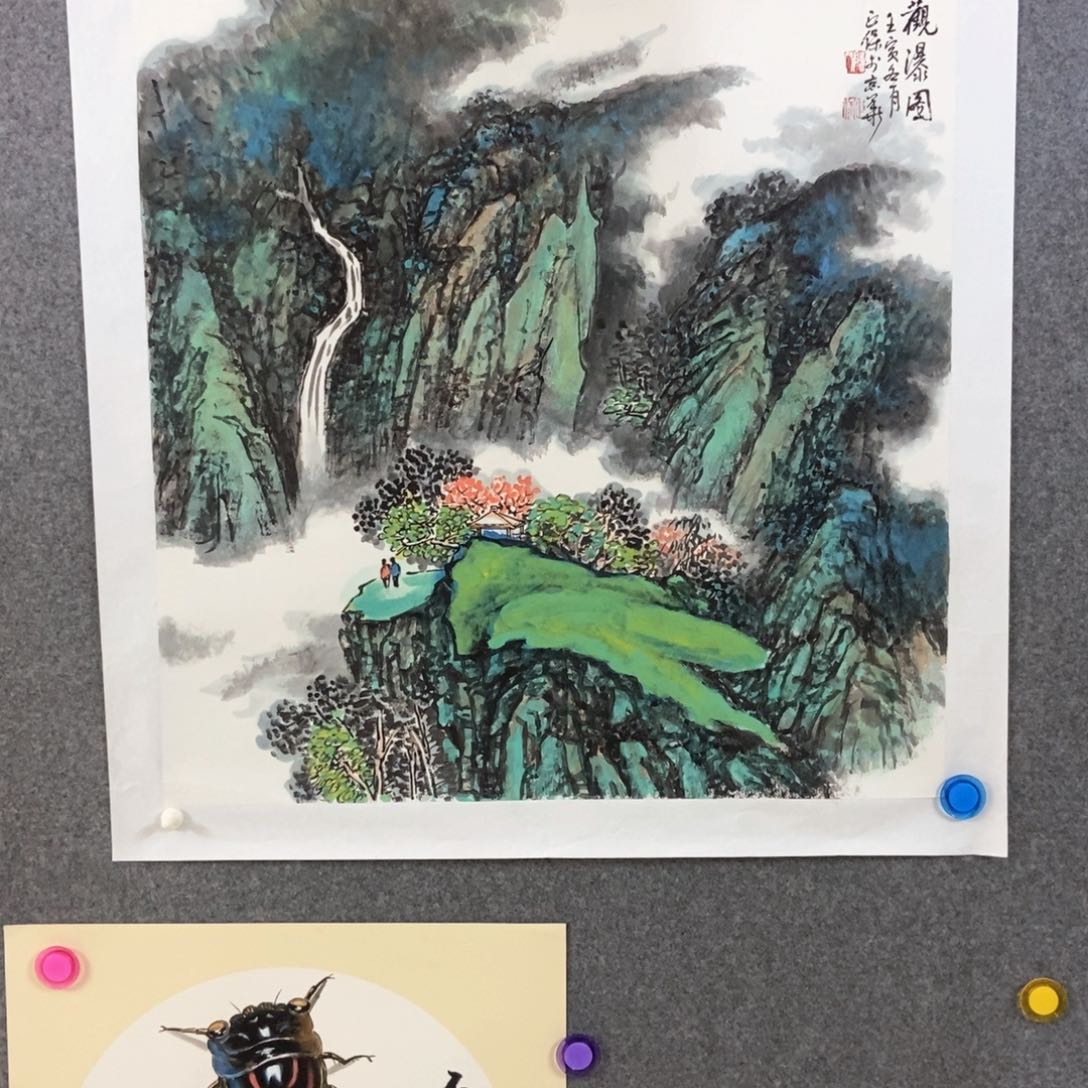 国画陈正保手绘国画