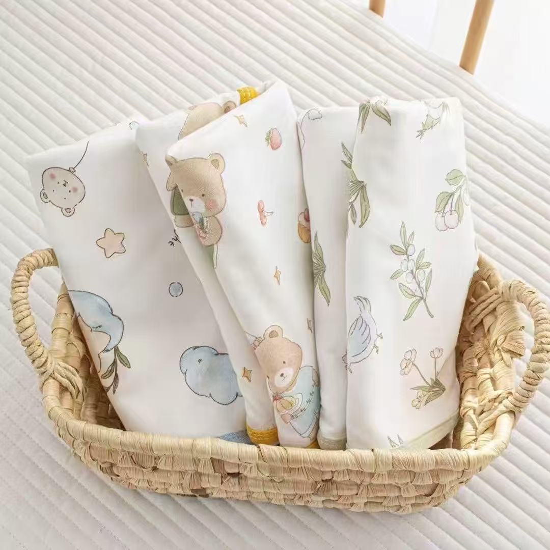 澳洲考啦纯棉印花包单四季产房必备二条装