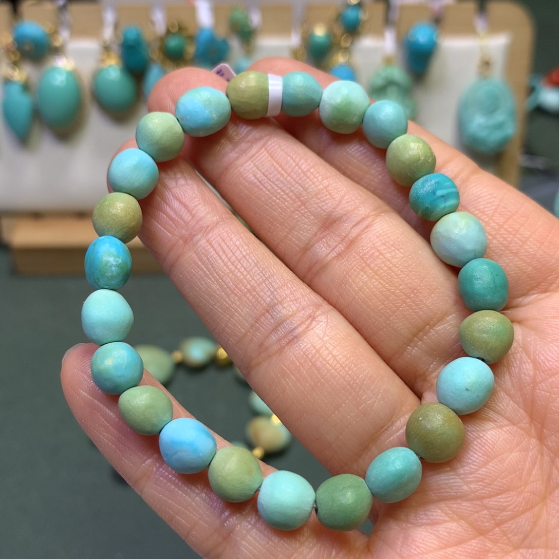 绿松石手串未镶嵌