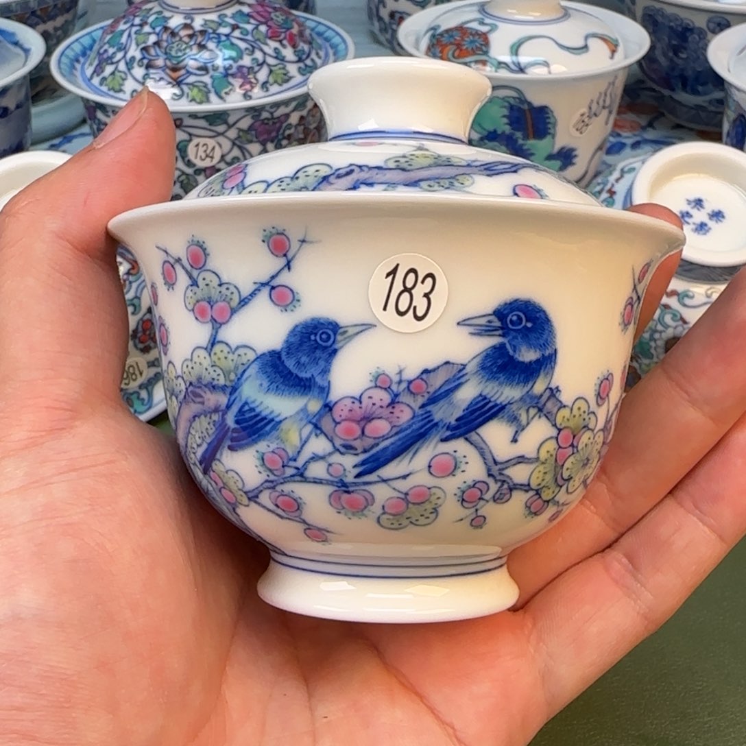 彦祖纯手工手绘茶具183