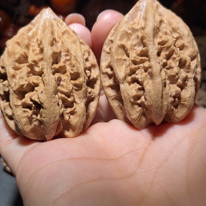 把件文玩核桃东北楸子小雪235