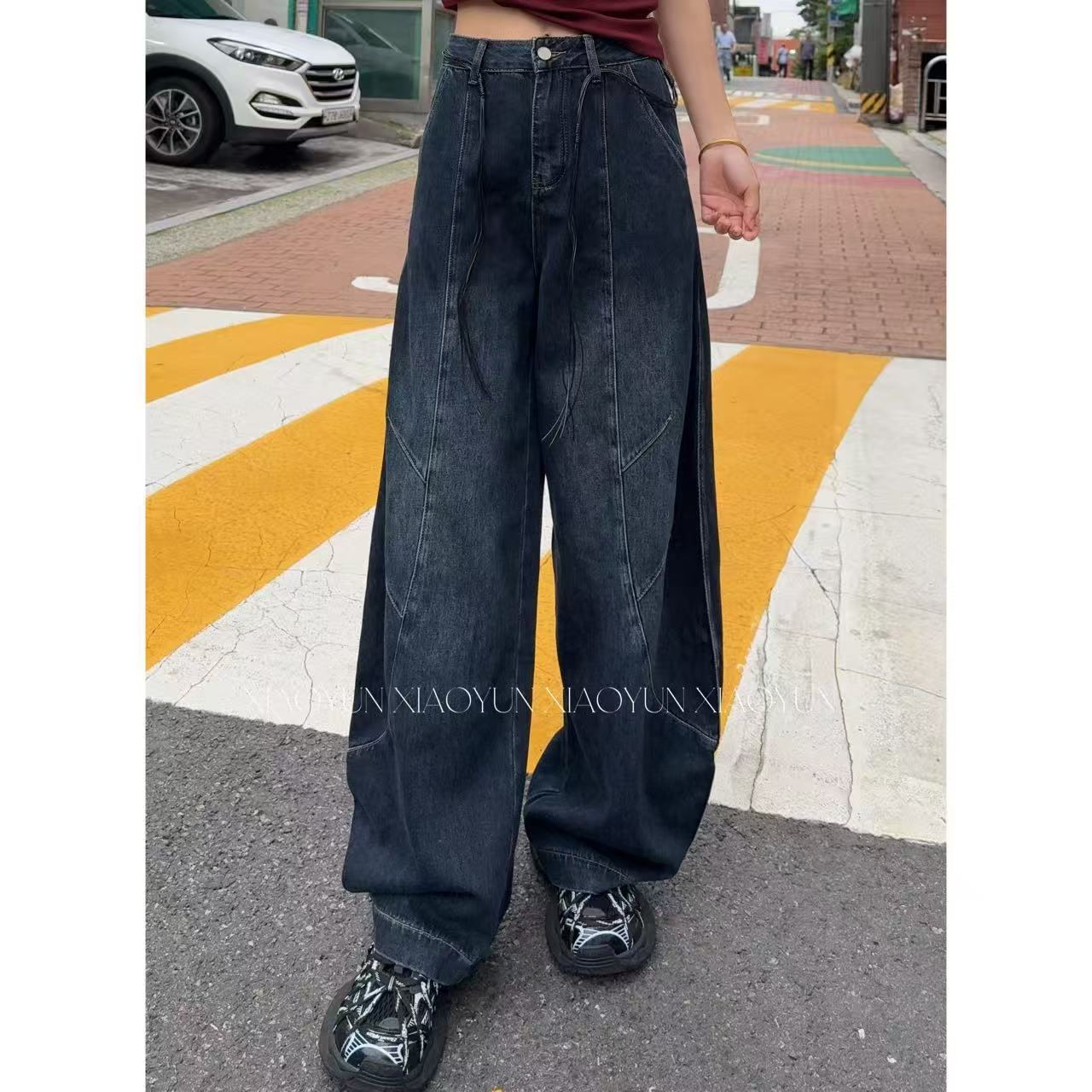 【潮流酷裤】小允姐姐2025新款时尚气质高级牛仔裤