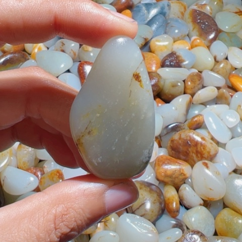 和田玉（糖玉）手链未镶嵌6