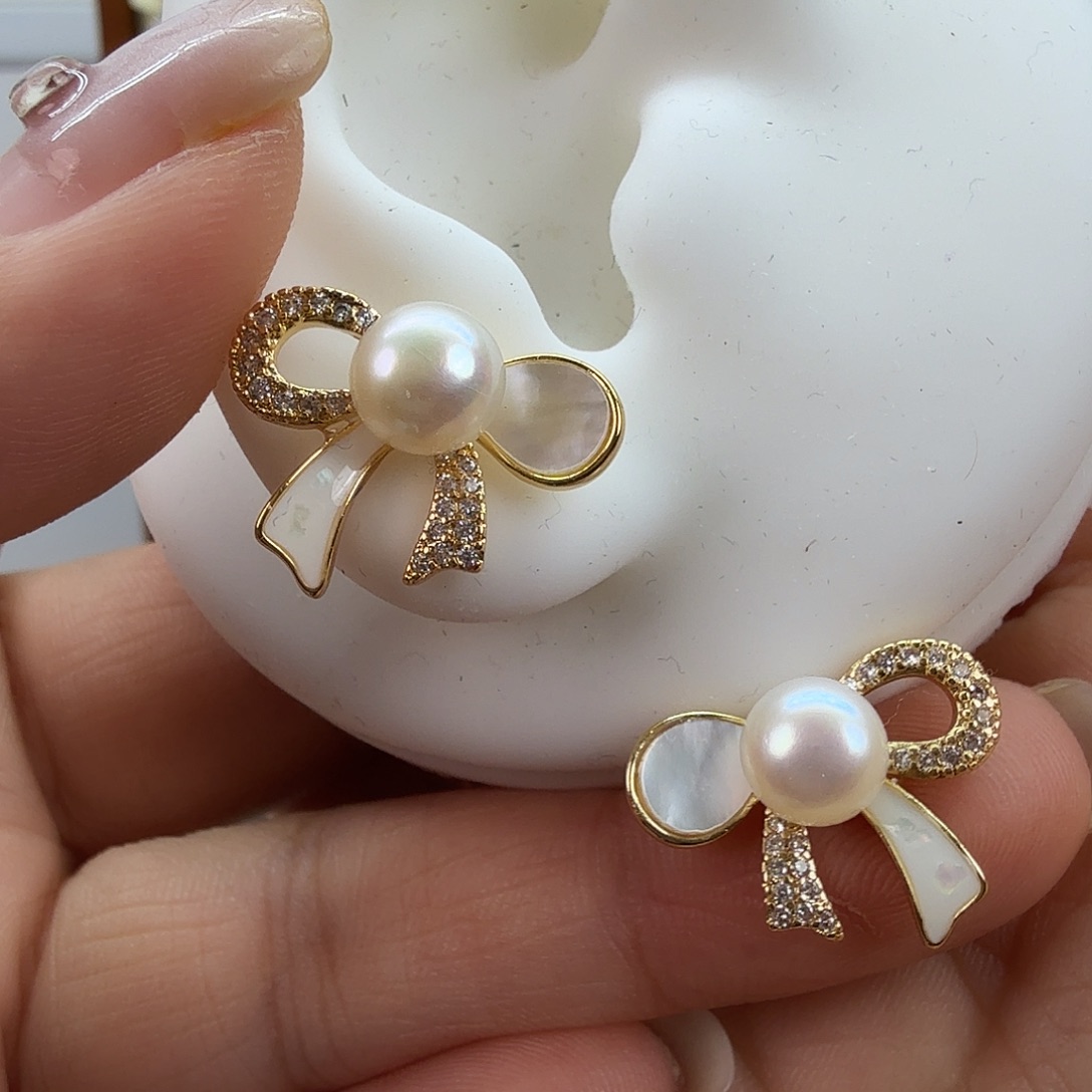 耳饰未镶嵌淡水珍珠