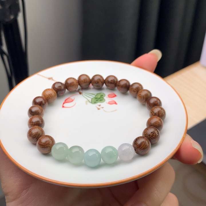 翡翠未镶嵌手链翡翠y2903 卡7.6