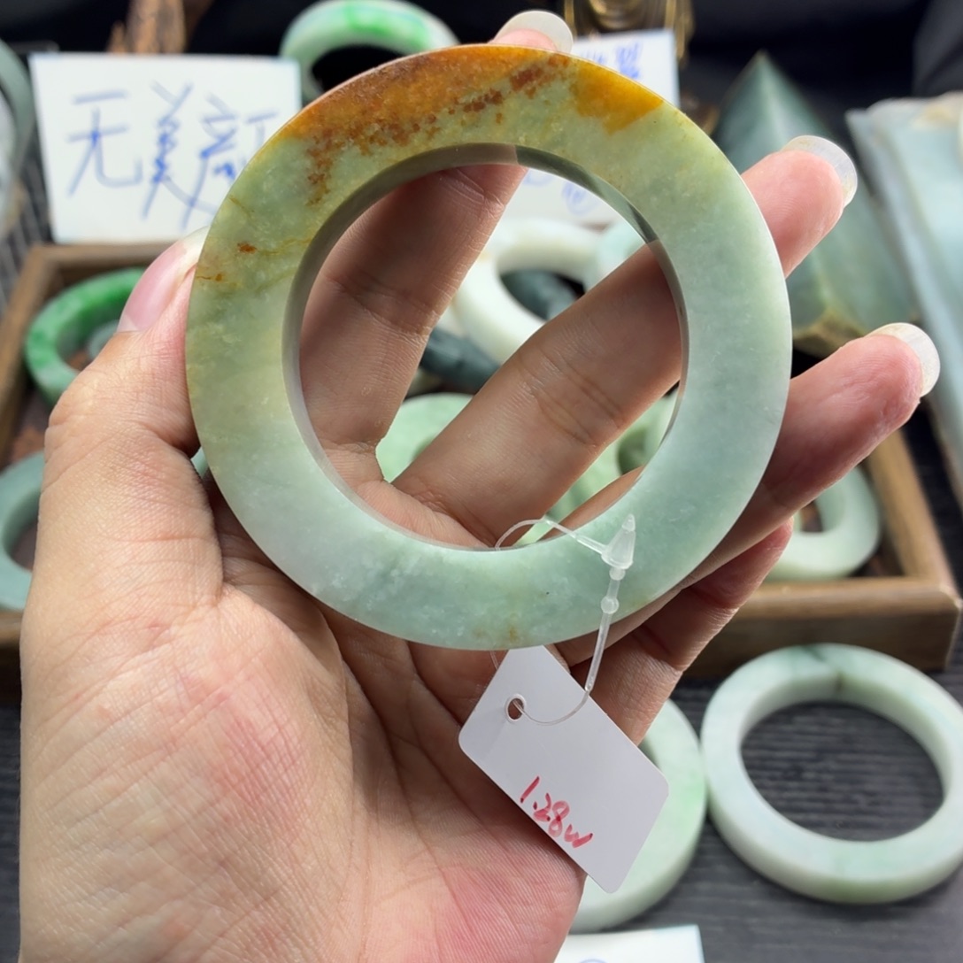 定制翡翠未镶嵌缅甸翡翠A货手镯毛胚定制