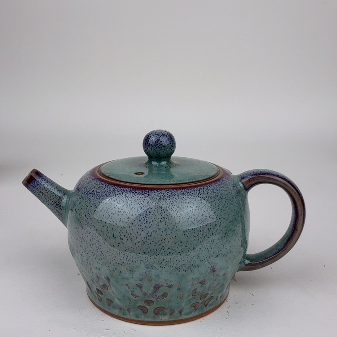 钧瓷茶壶传统工艺制作
