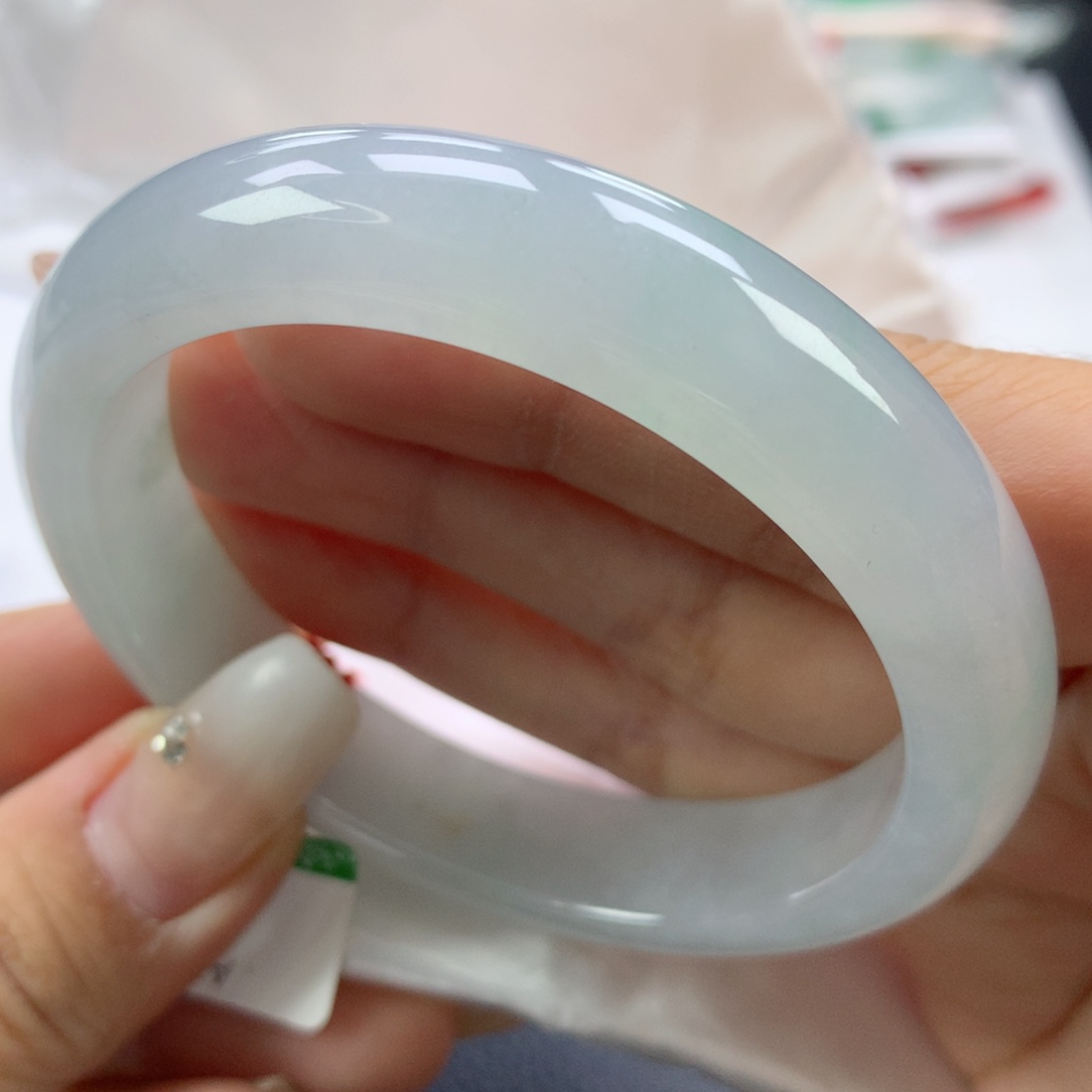 翡翠手镯未镶嵌58正