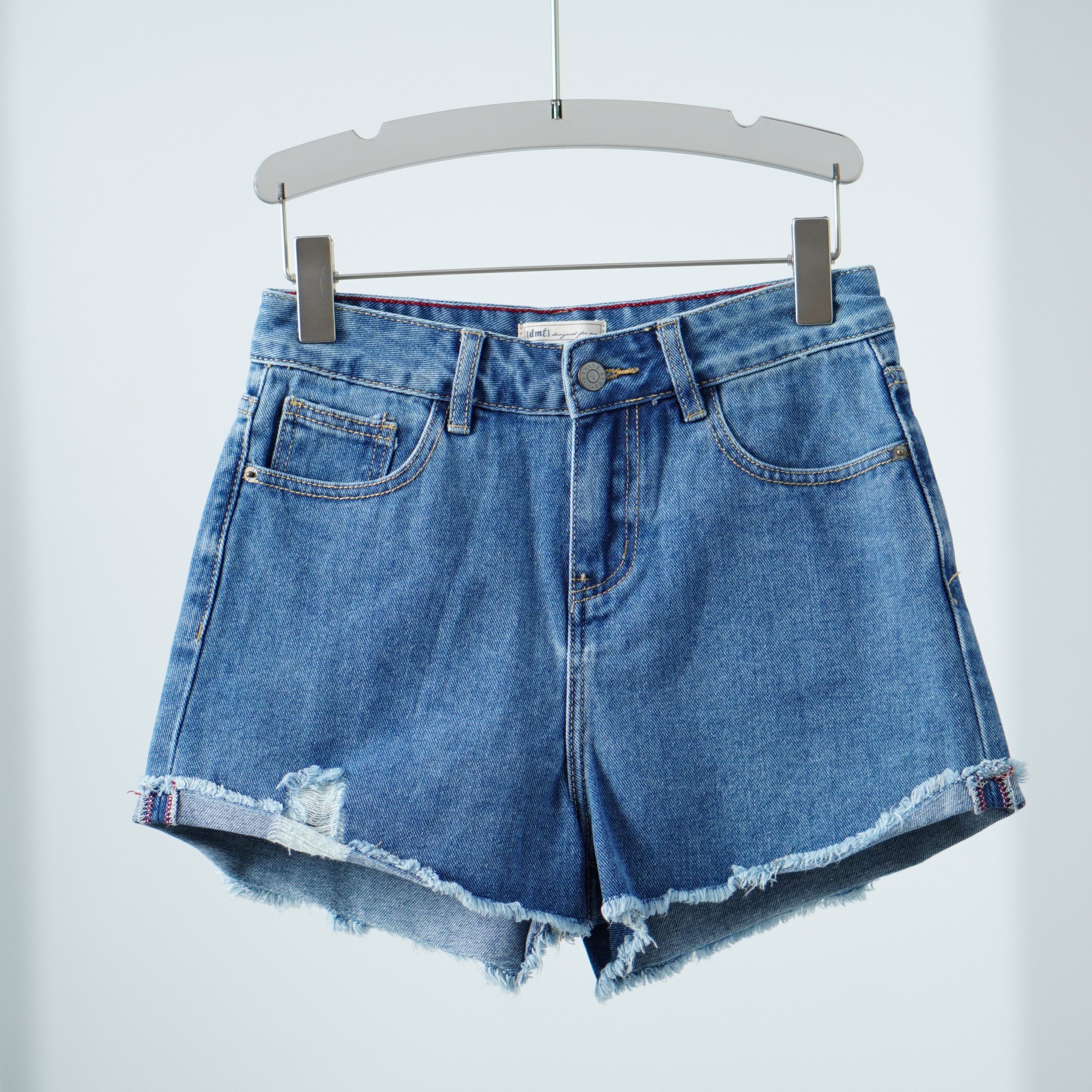 【德M】Y584 女装夏牛仔短裤蓝色 莉推荐