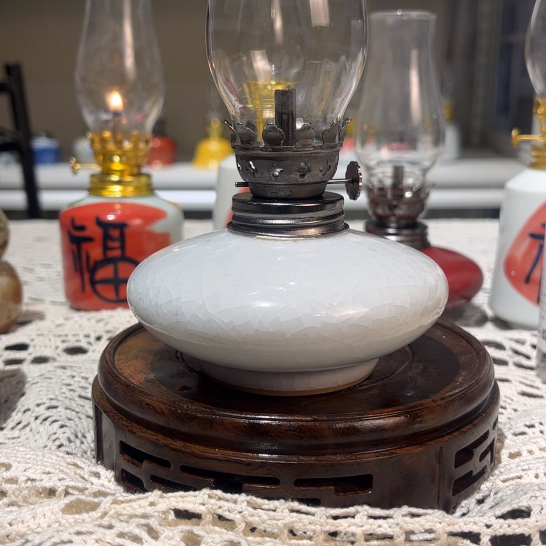 摆件景德镇陶瓷香薰灯