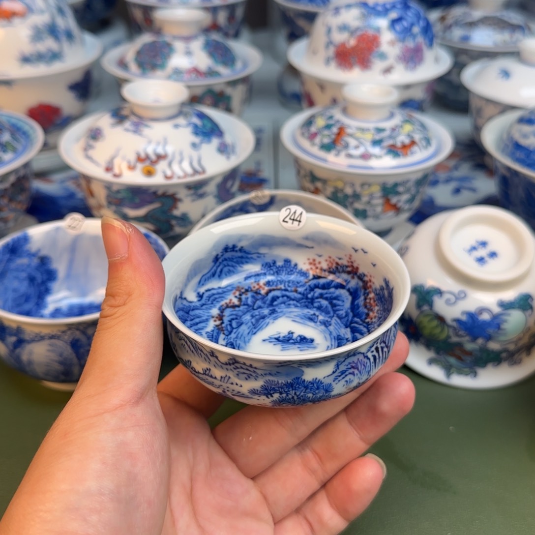 彦祖纯手工手绘茶具244