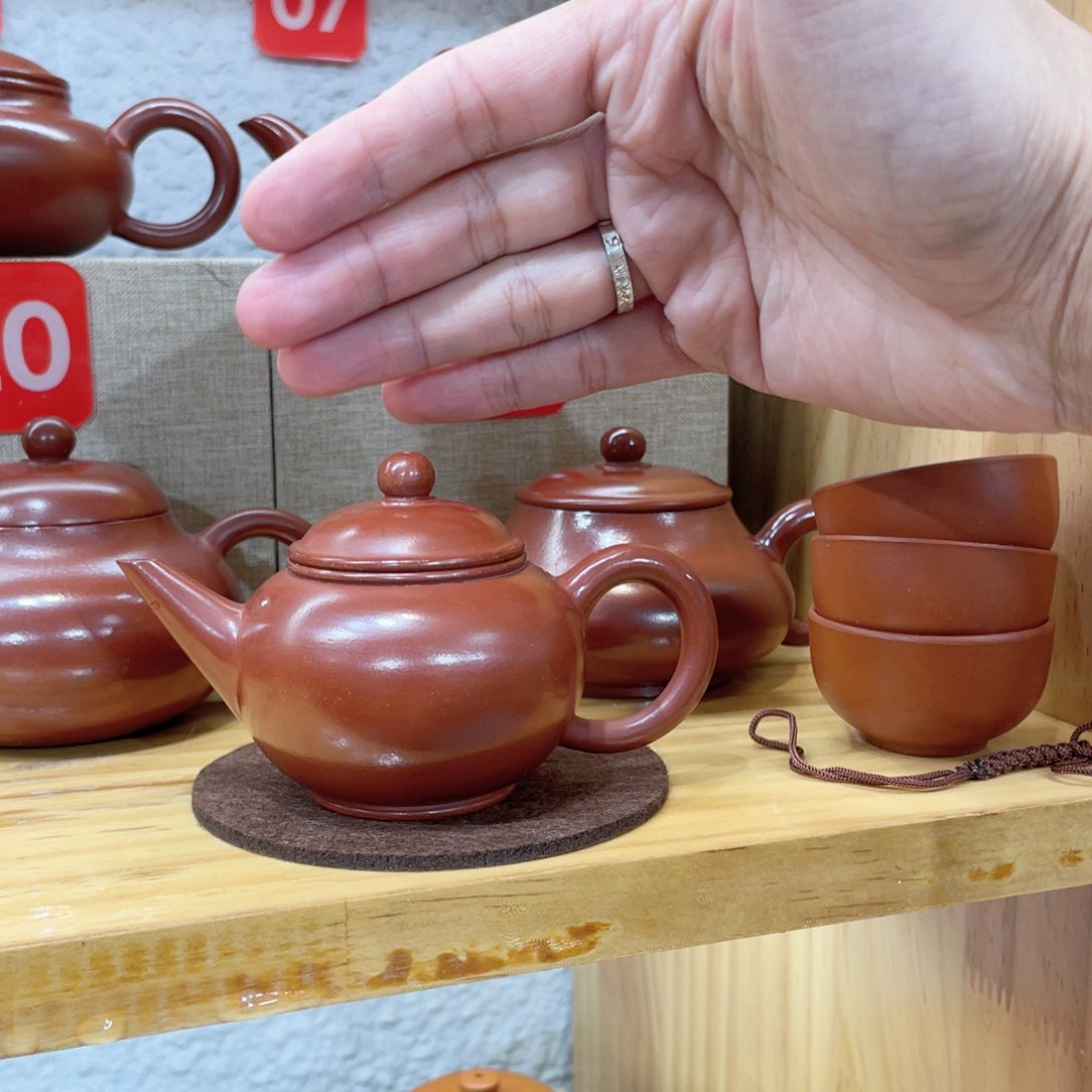 茶壶紫砂阿*来水平60毫升，全品一套……