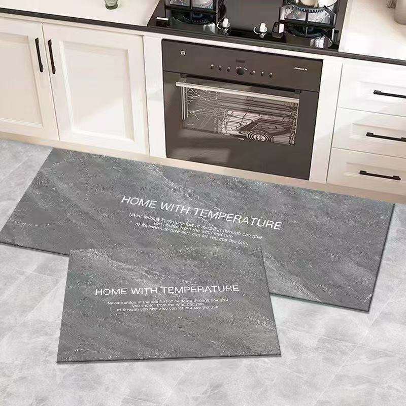 Q121-45*80+45*160厨房套装地毯地垫耐脏易打理