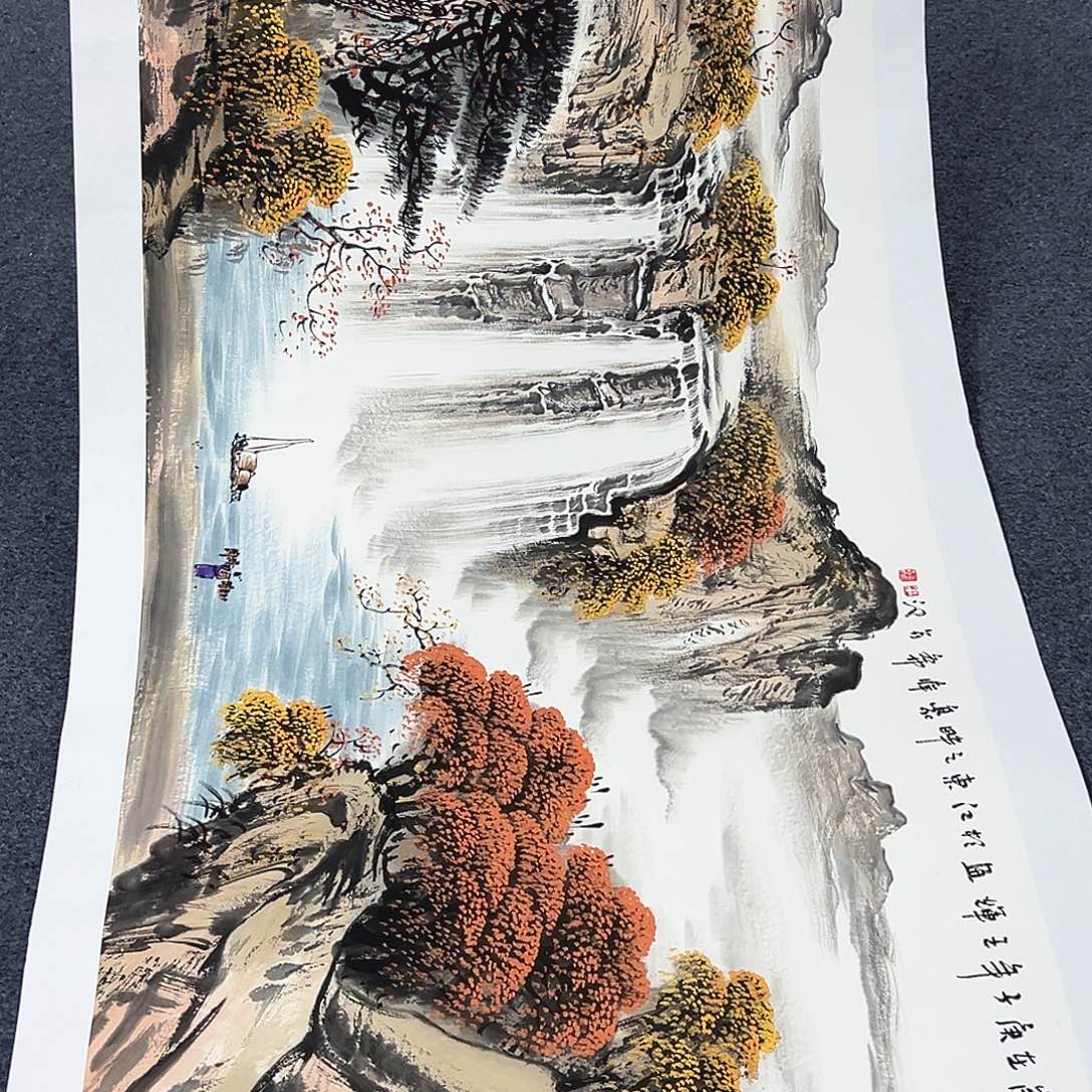 国画事事顺心如意万事如意