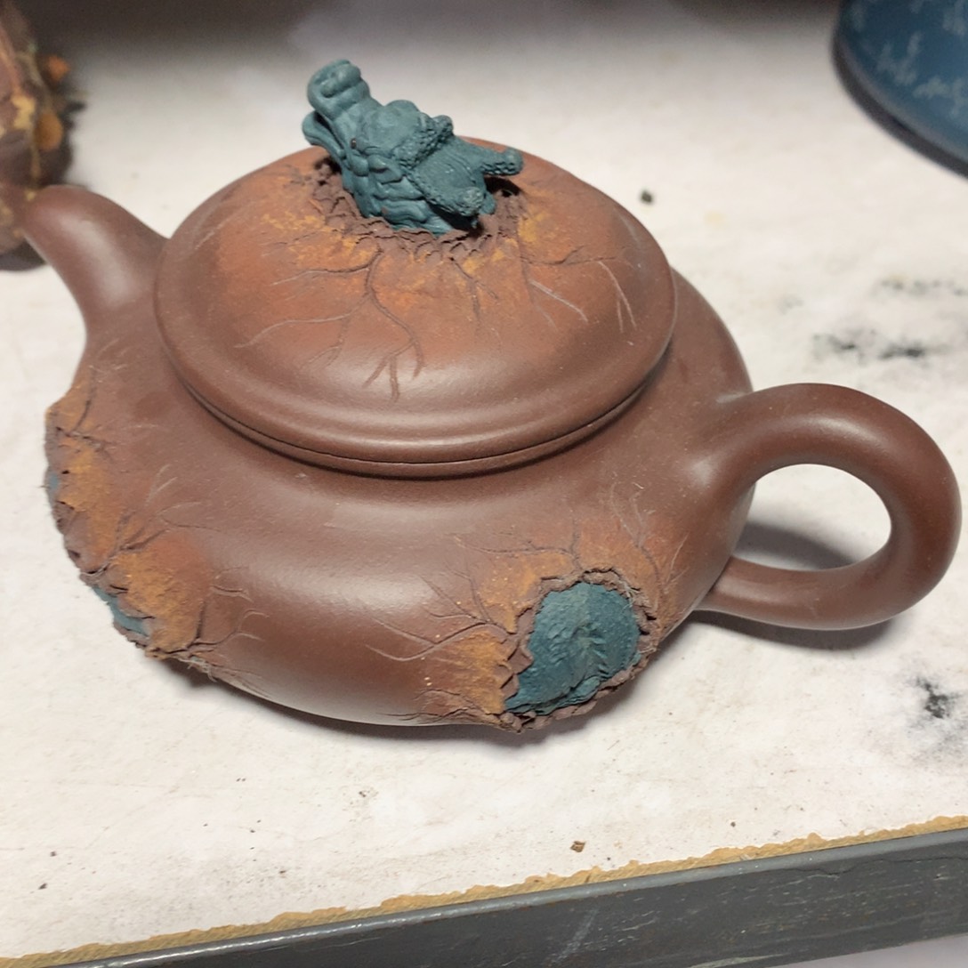 紫砂茶壶原矿手工12