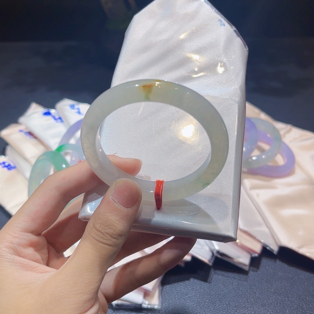 未镶嵌手镯翡翠翡翠手镯52圈口