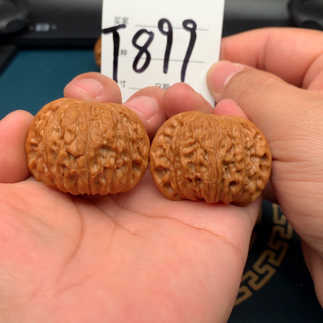 文玩核桃把件就*43磨盘899