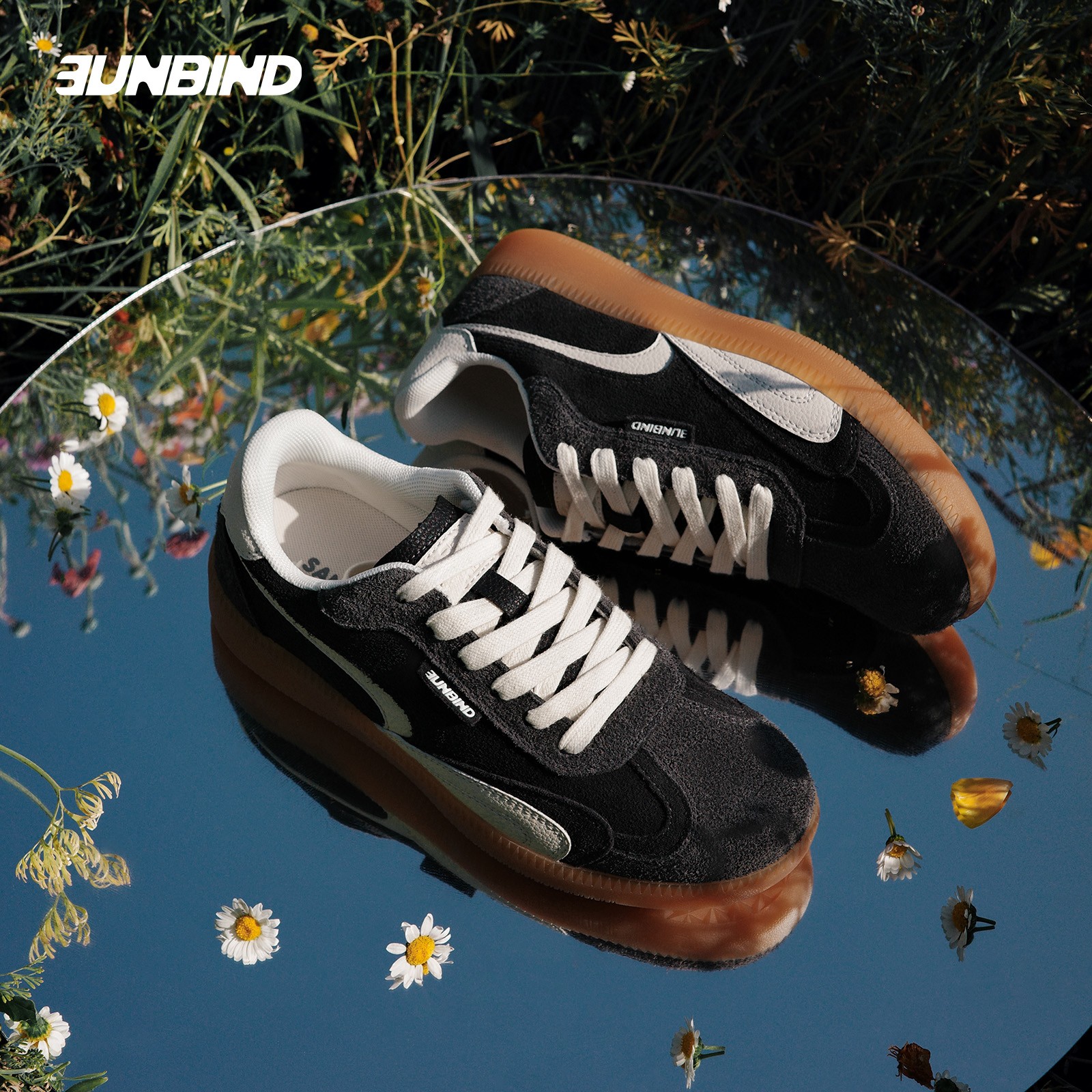 3unbind·3B德训鞋秋冬新款复古百搭休闲板鞋