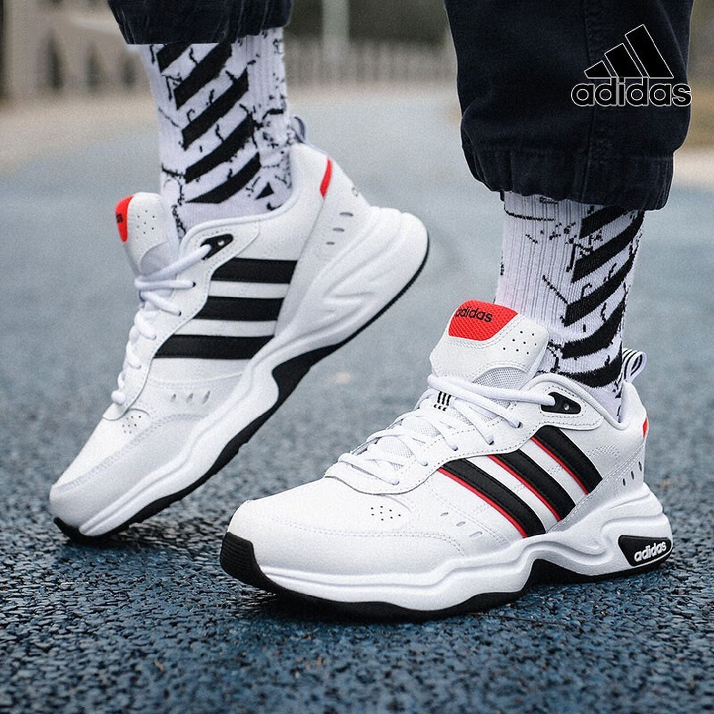 【微瑕慎拍 】阿迪达斯潮流老爹鞋网球鞋 EG2655-42(非原盒；B品)