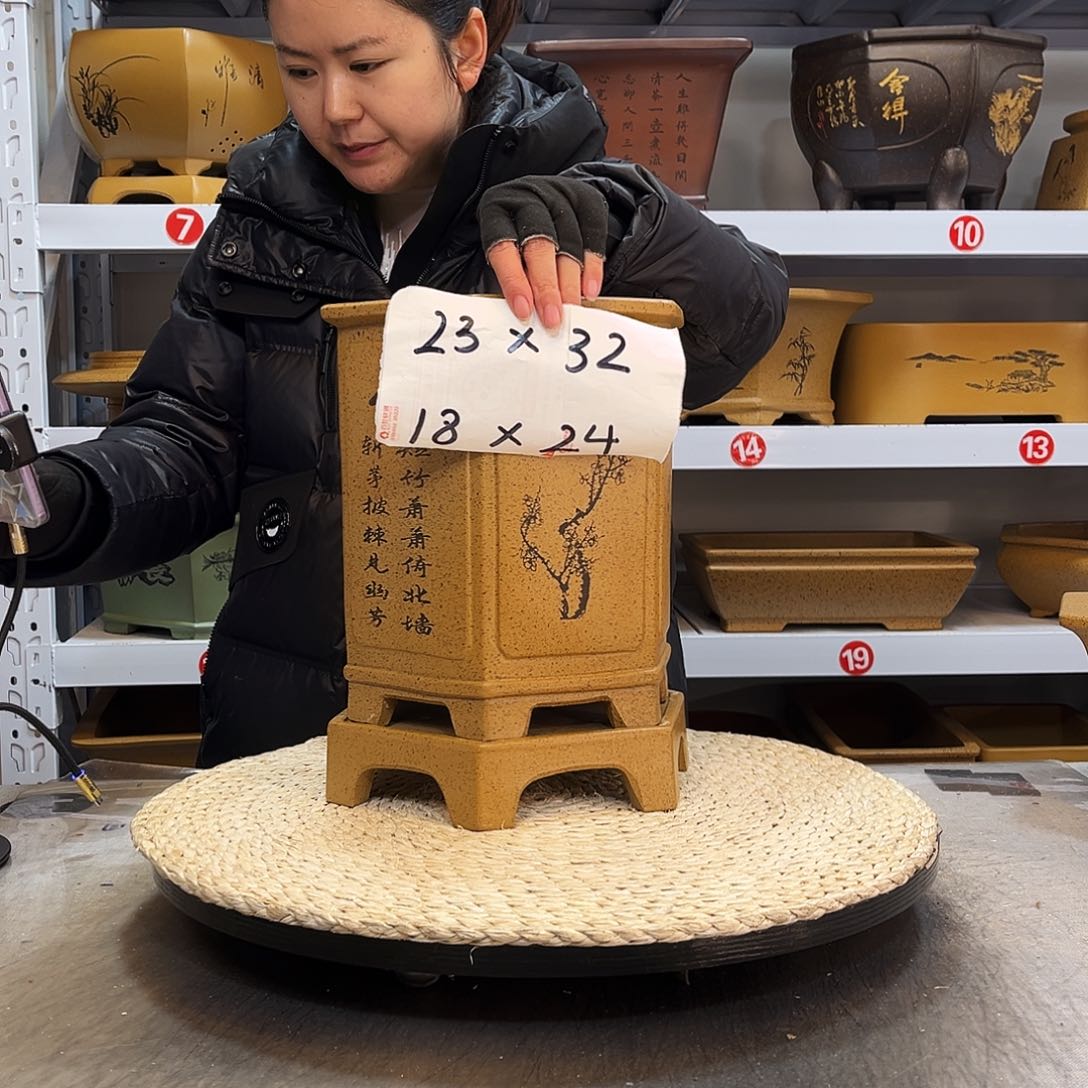 紫砂花盆紫砂花盆