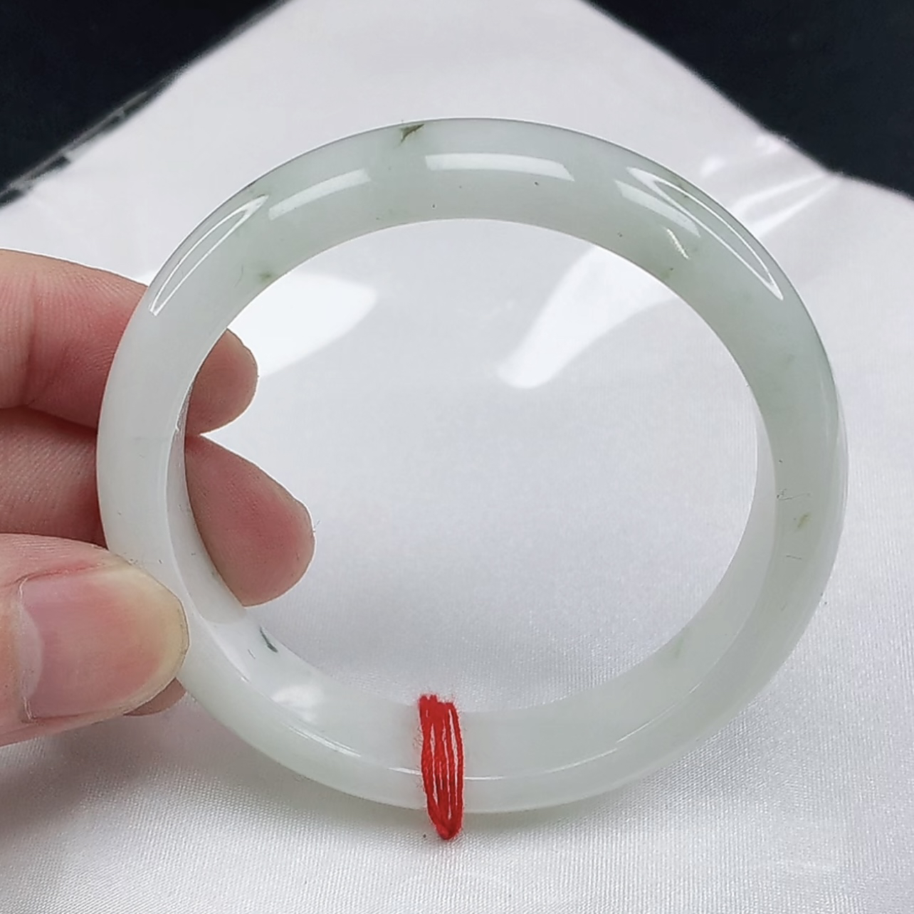 缅甸天然翡翠a货手镯，圈56（5028）正