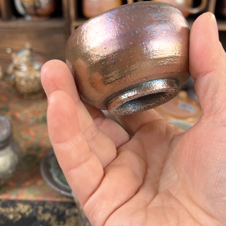 杯柴烧茶器主人杯