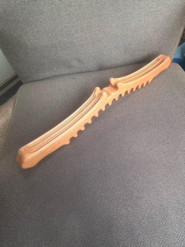 孙善升正品榉木豆豆新款擀筋棒美容院擀筋按摩背部腰腿全身用