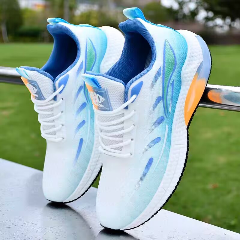 男生运动鞋百搭夏季透气潮流学生跑步防滑网面