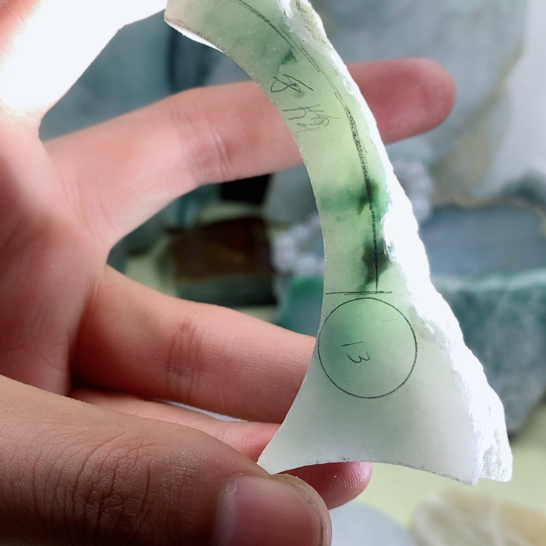 翡翠散珠天然缅甸翡翠a货52