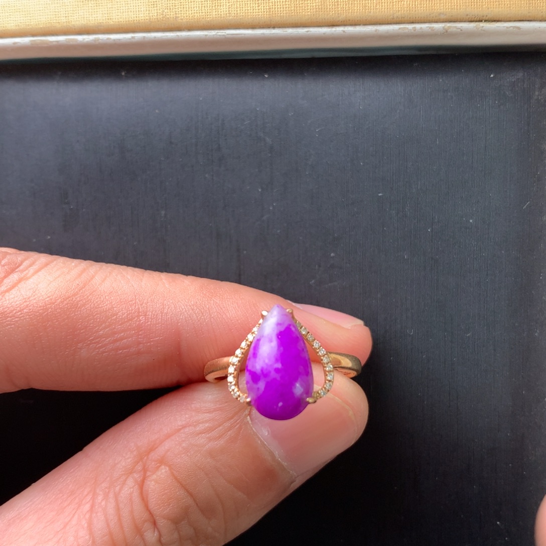 苏纪石（舒俱来）18K金镶嵌吊坠